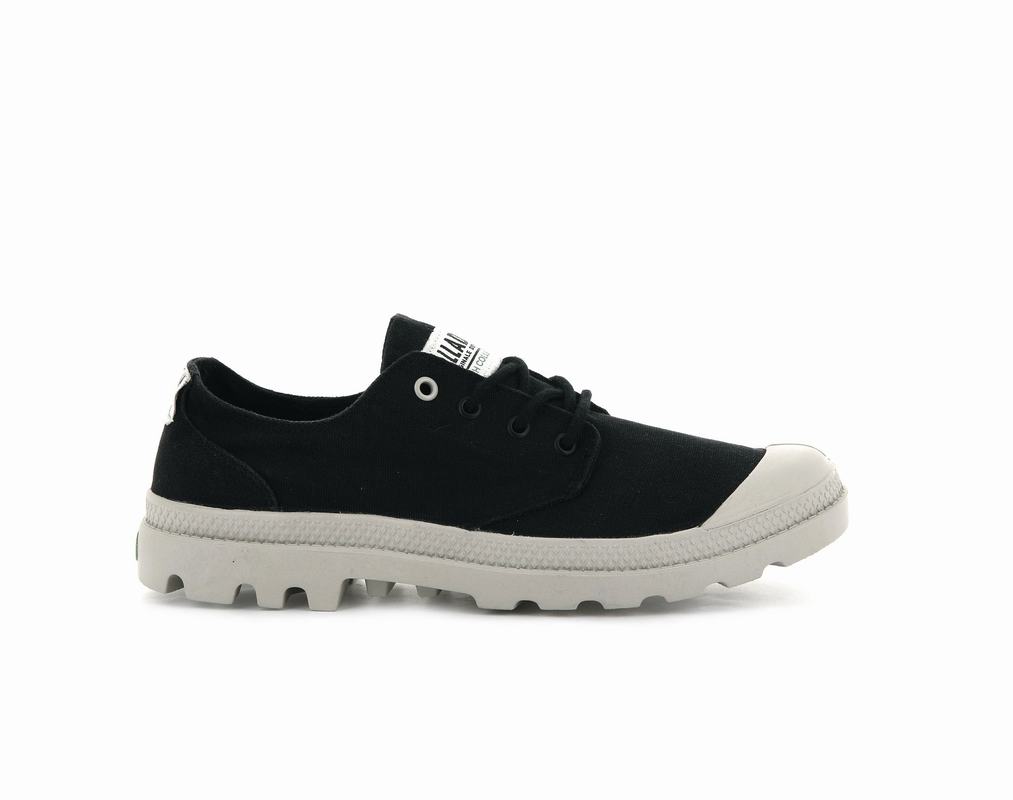 Zapatos Palladium Pampa Ox Organic Mujer - Negras ||VELU-04386||